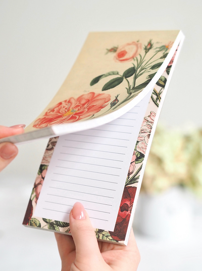 John Derian Paper Goods: Everything Roses Notepad - The Cross Decor & Design