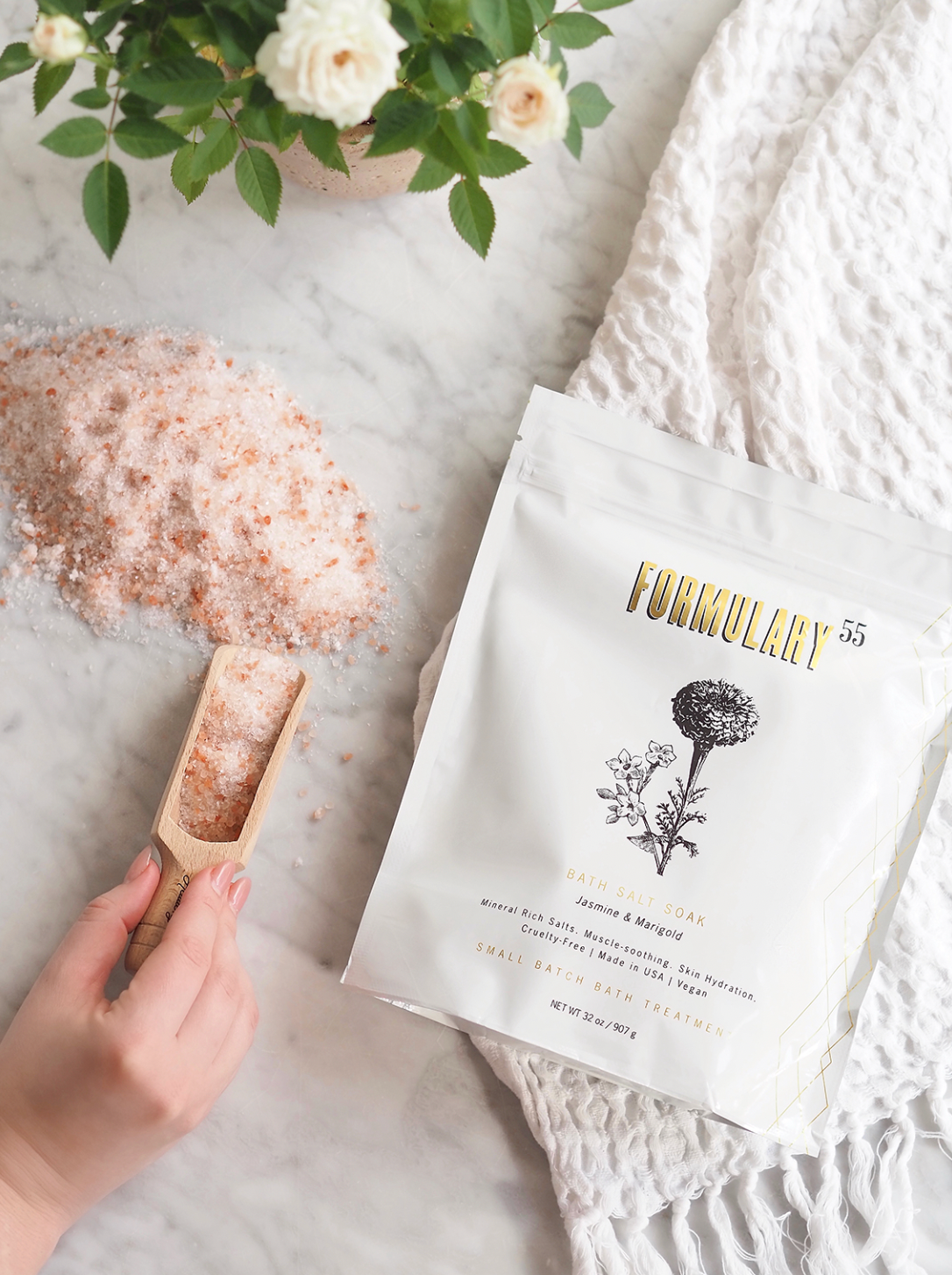 Jasmine & Marigold Bath Salt Soak - The Cross Decor & Design