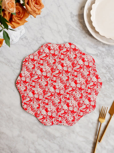 Liberty Winter Placemat | Red Floral