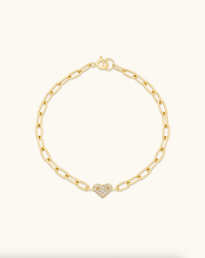 Heart Pavé Bracelet