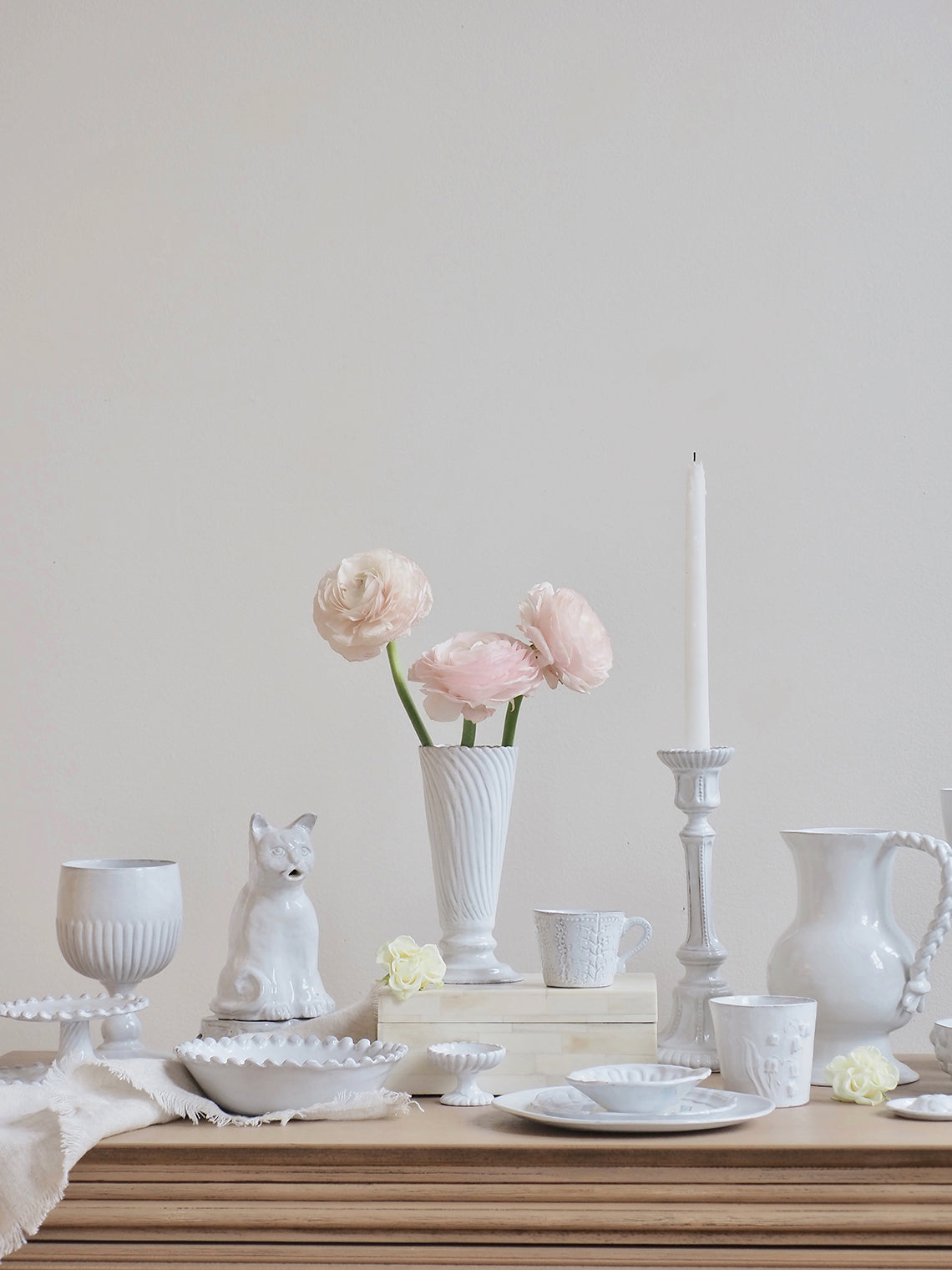 Astier de Villatte | Fleurs Tumbler | Lily of The Valley