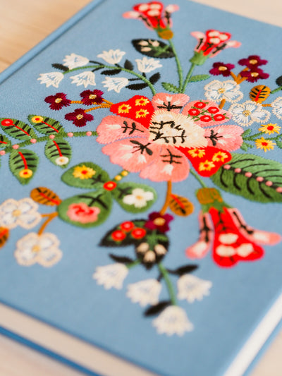 Gracie Embroidered Sketchbook