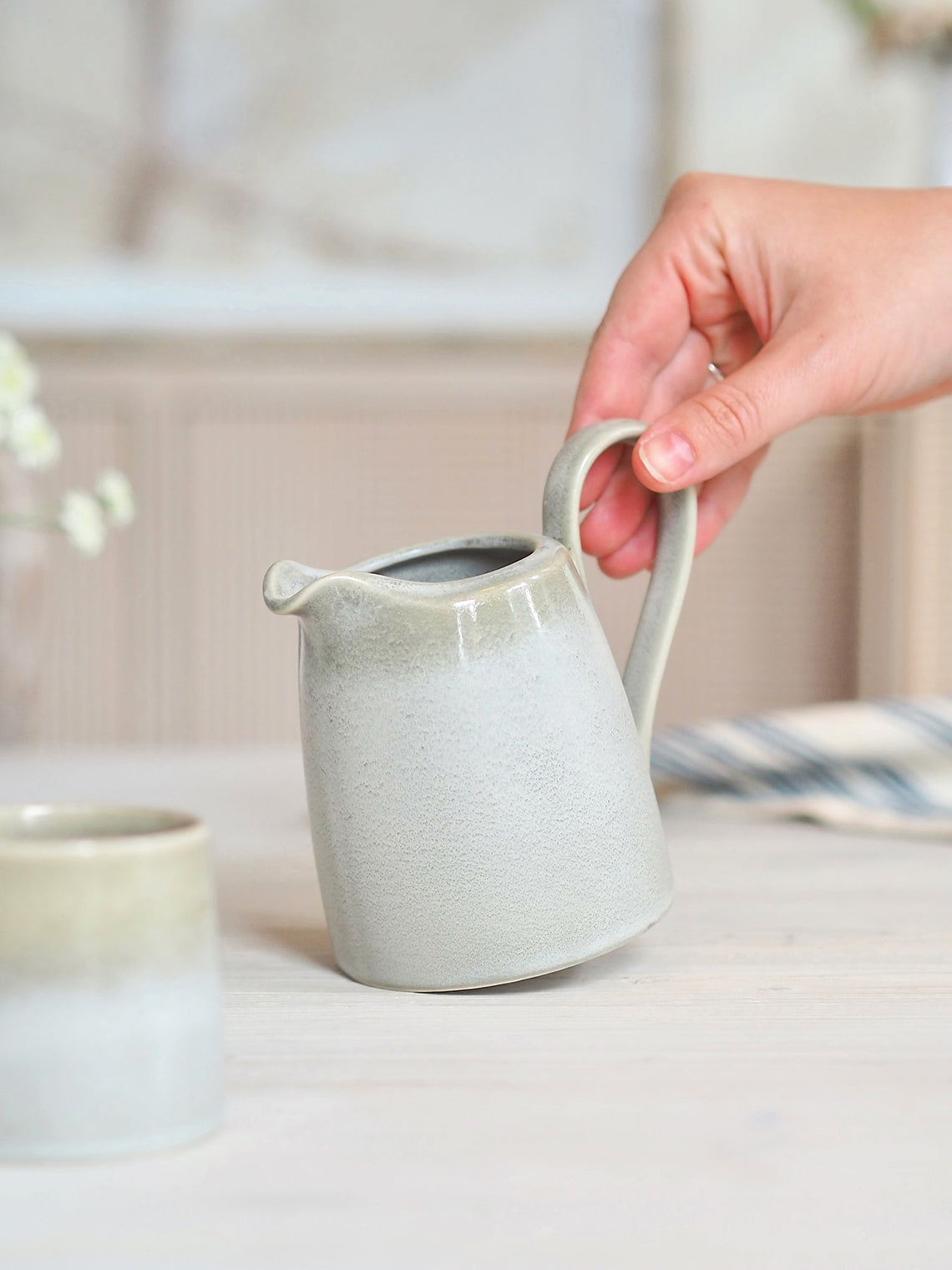 Kiran Sage Creamer - The Cross Decor & Design