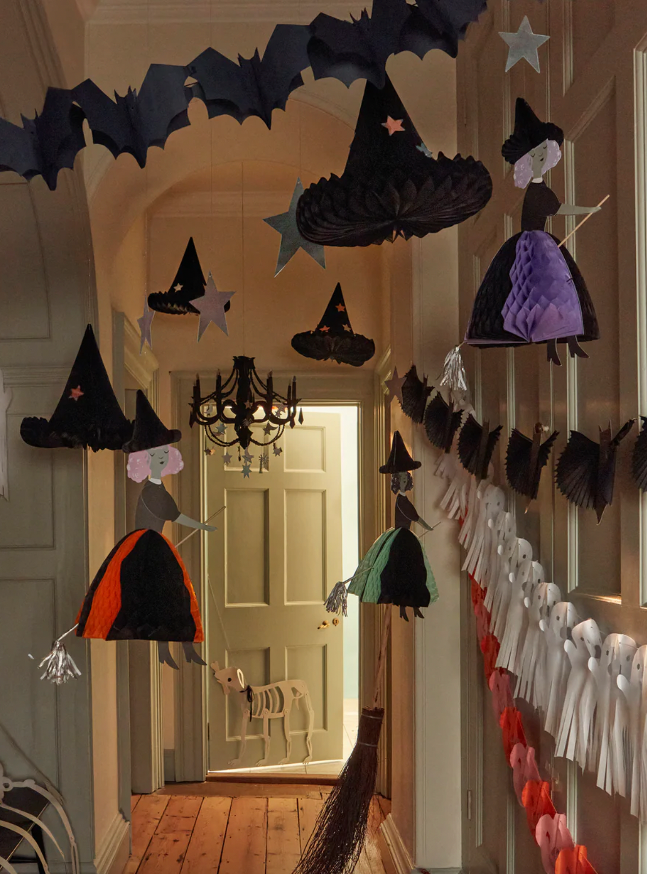 Flying Honeycomb Witch Decorations - The Cross Decor & Design