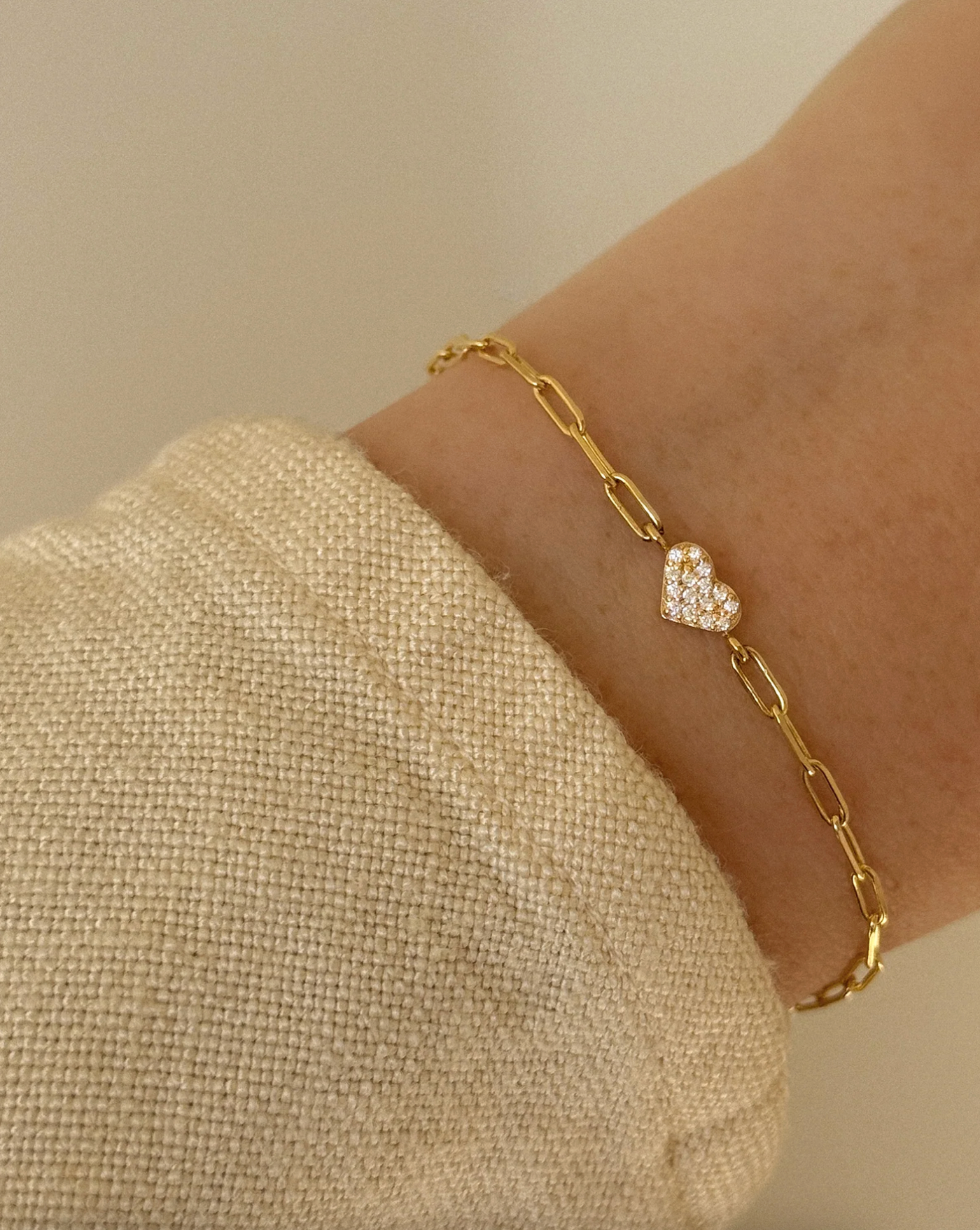 Heart Pavé Bracelet