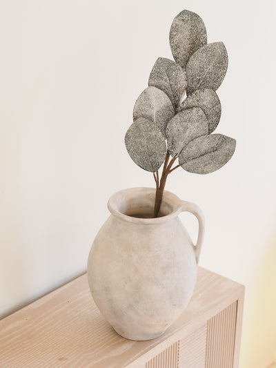 Iced Magnolia Leaf Spray - The Cross Decor & Design