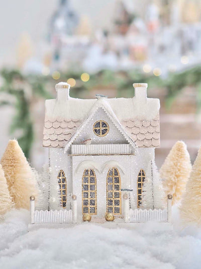 Blush Winter Cottage - The Cross Decor & Design