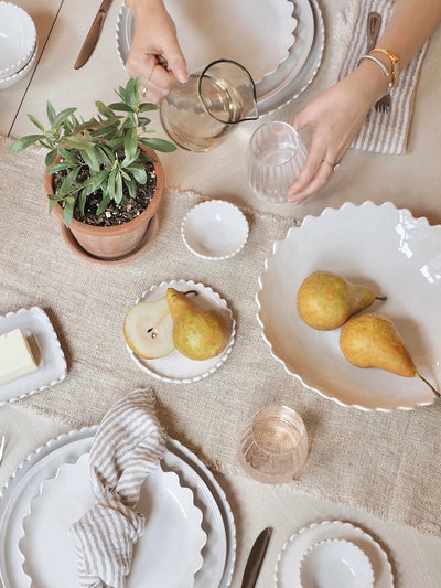 Nova Scalloped Butter Dish - The Cross Decor & Design