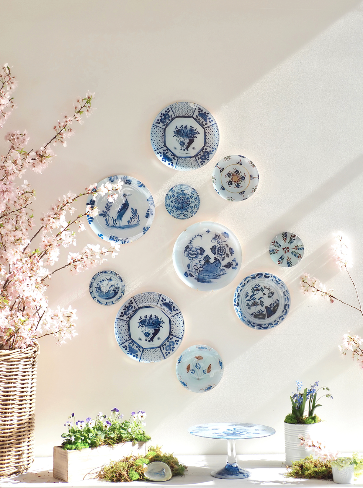 Delft #13 Cake Pedestal - The Cross Decor & Design