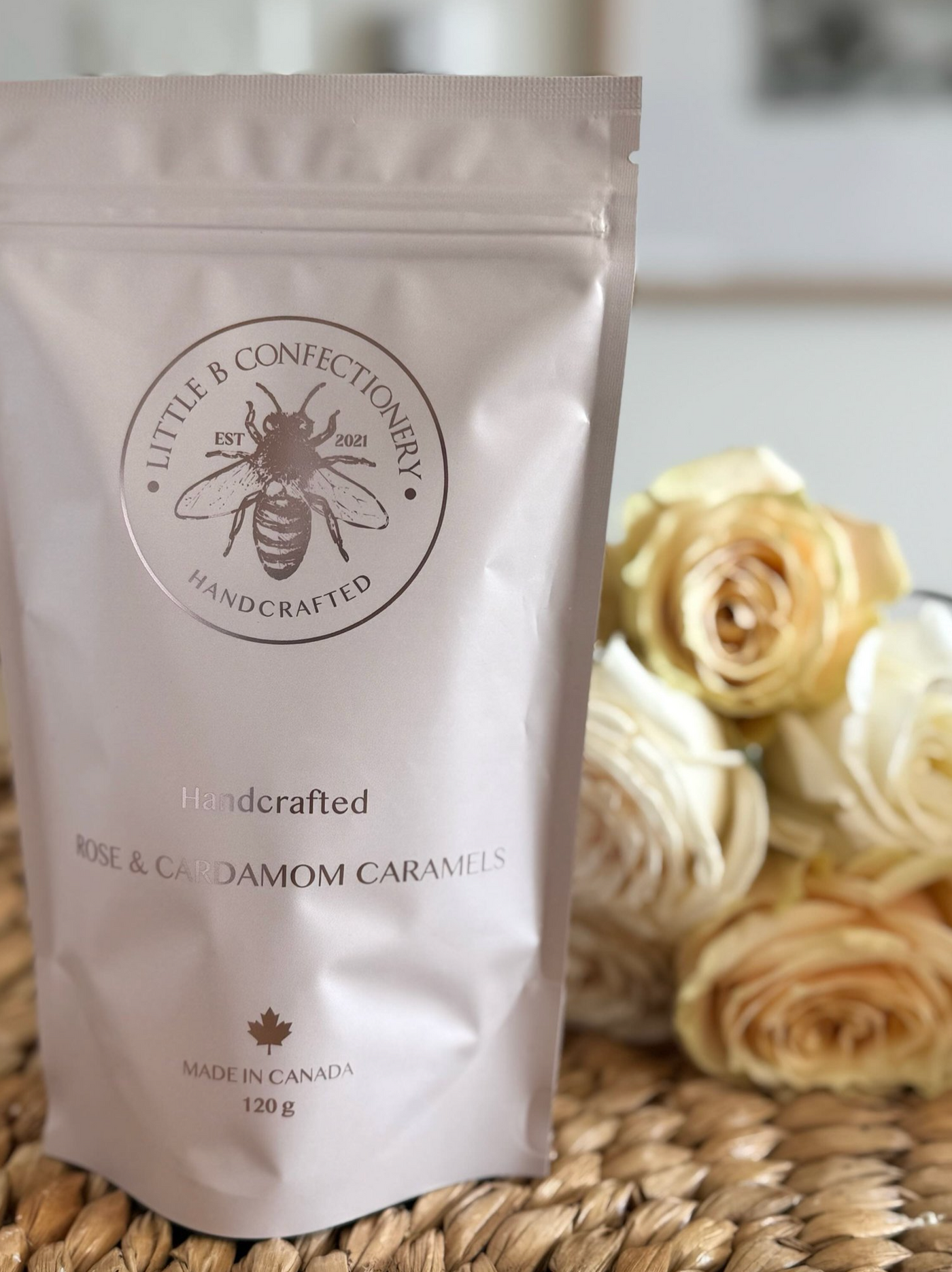 Rose & Cardamom Caramels 120g - The Cross Decor & Design