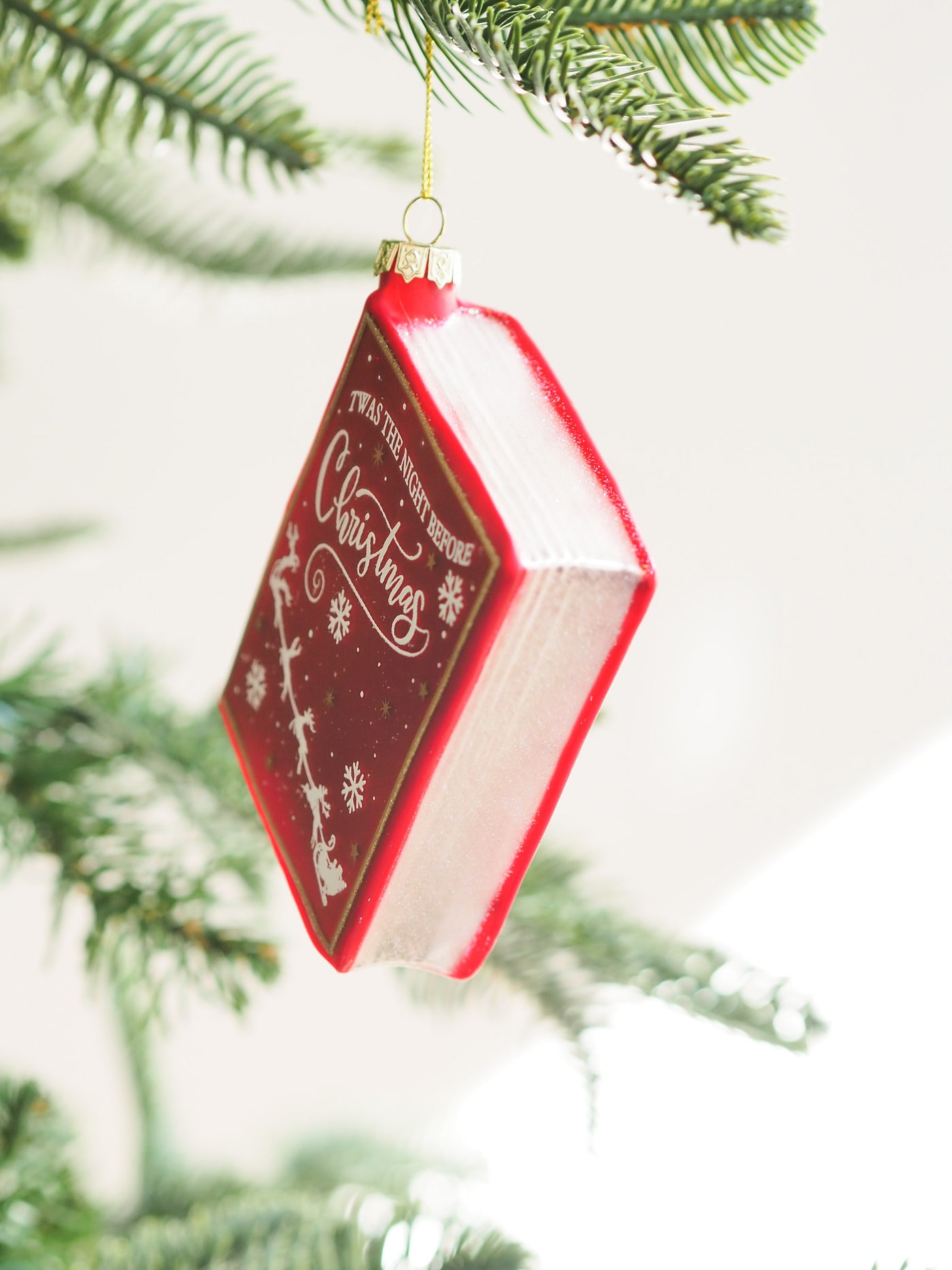 Christmas Book Ornament