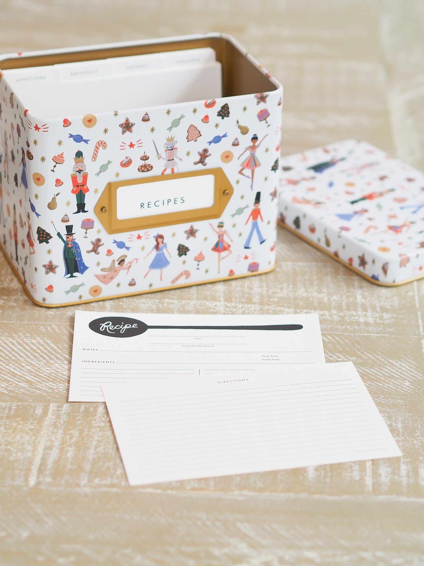 Nutcracker Recipe Tin