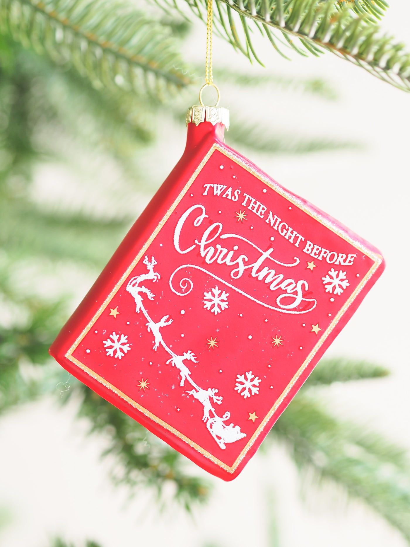 Christmas Book Ornament