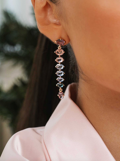 Celestine Drops | Gold/Multicolour