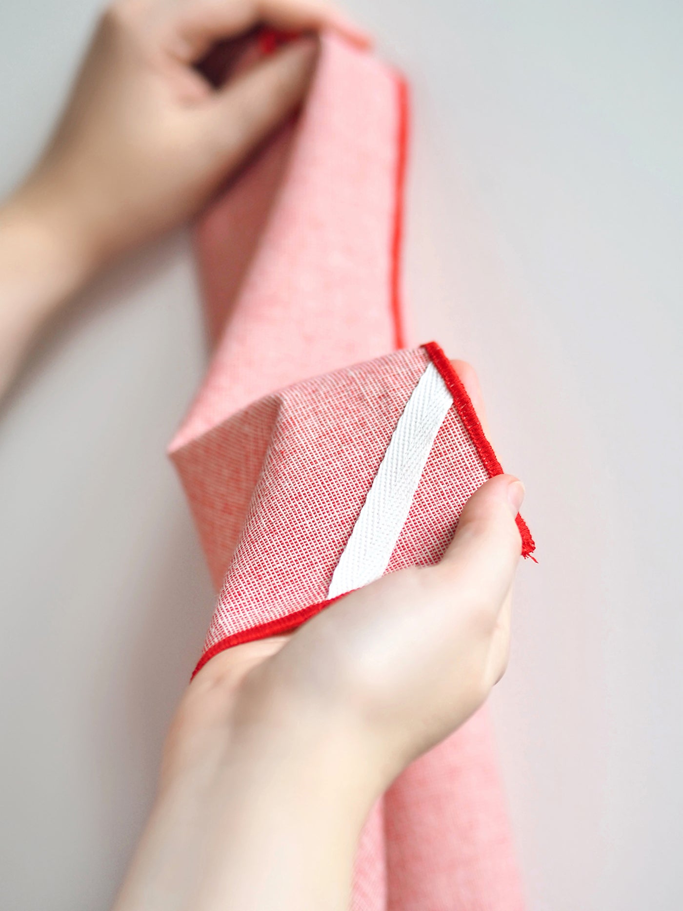 Festive Red Tea Towel