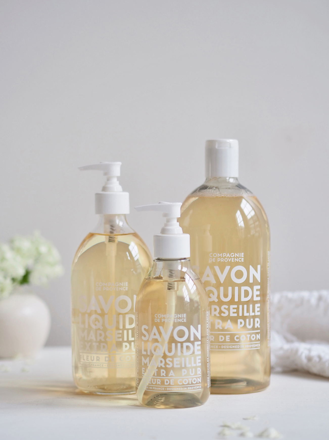 Cotton Flower Liquid Soap - The Cross Decor & Design