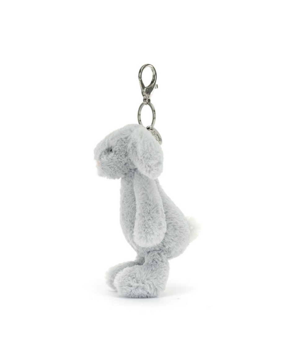 Jellycat Silver Bunny Bag Charm