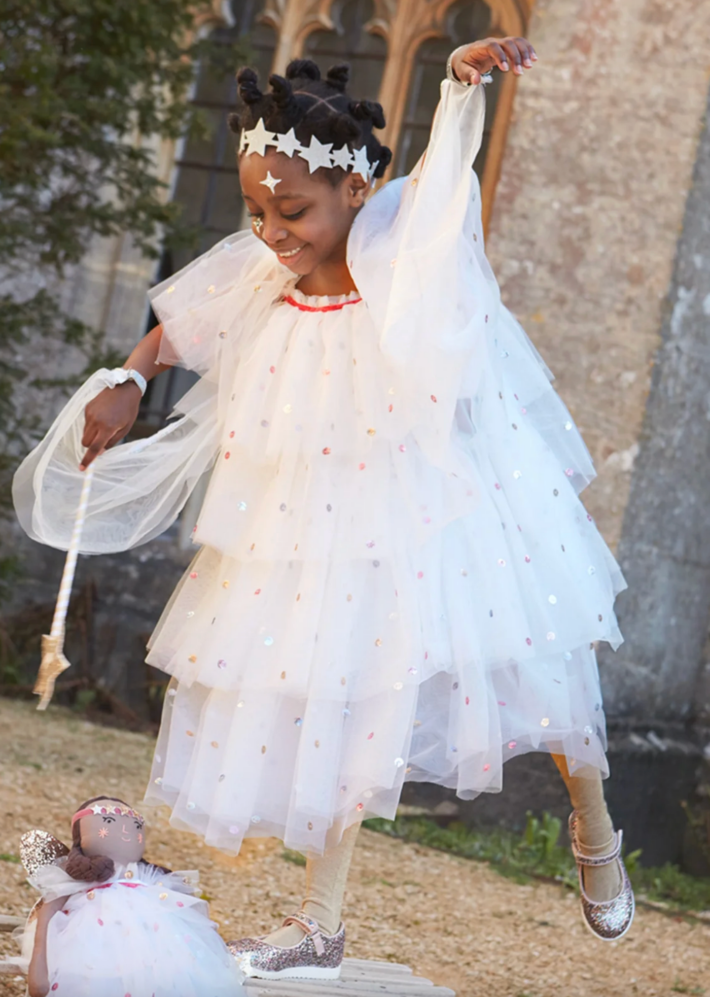 Sequin Tulle Angel  Costume - The Cross Decor & Design