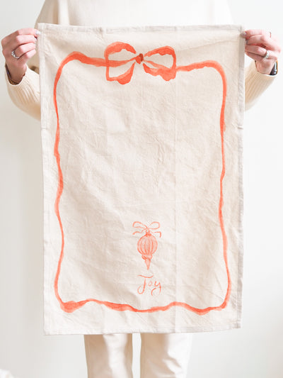 Joy Ornament Tea Towel