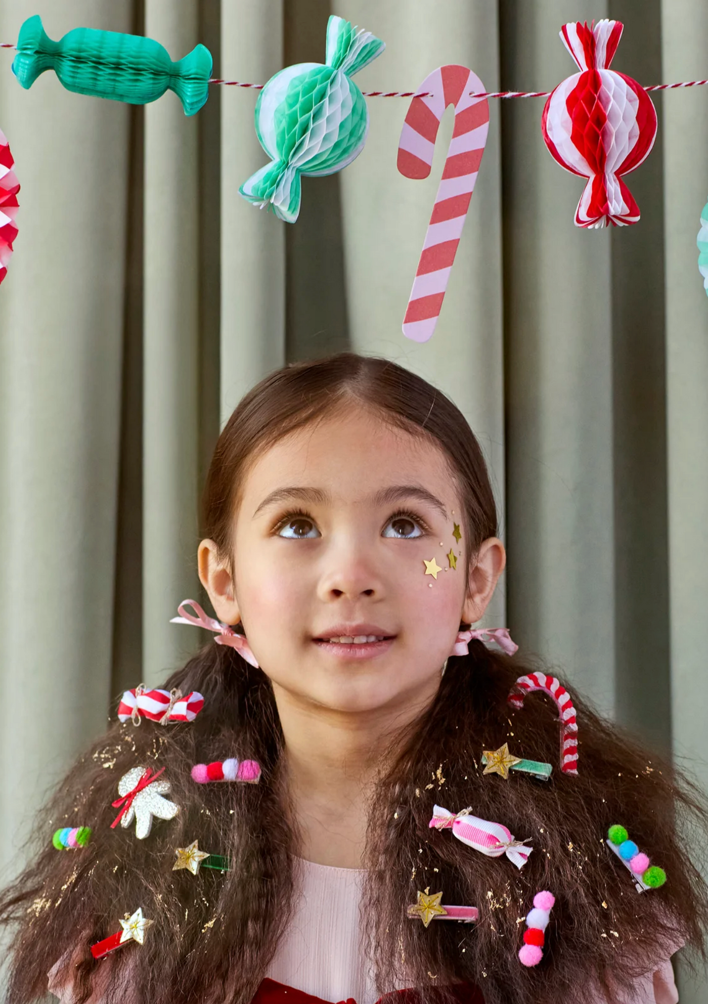 Gingerbread House Hair Clips