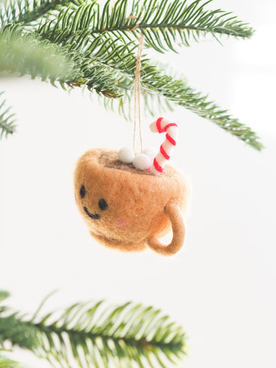 Felt Cup of Cocoa Ornament