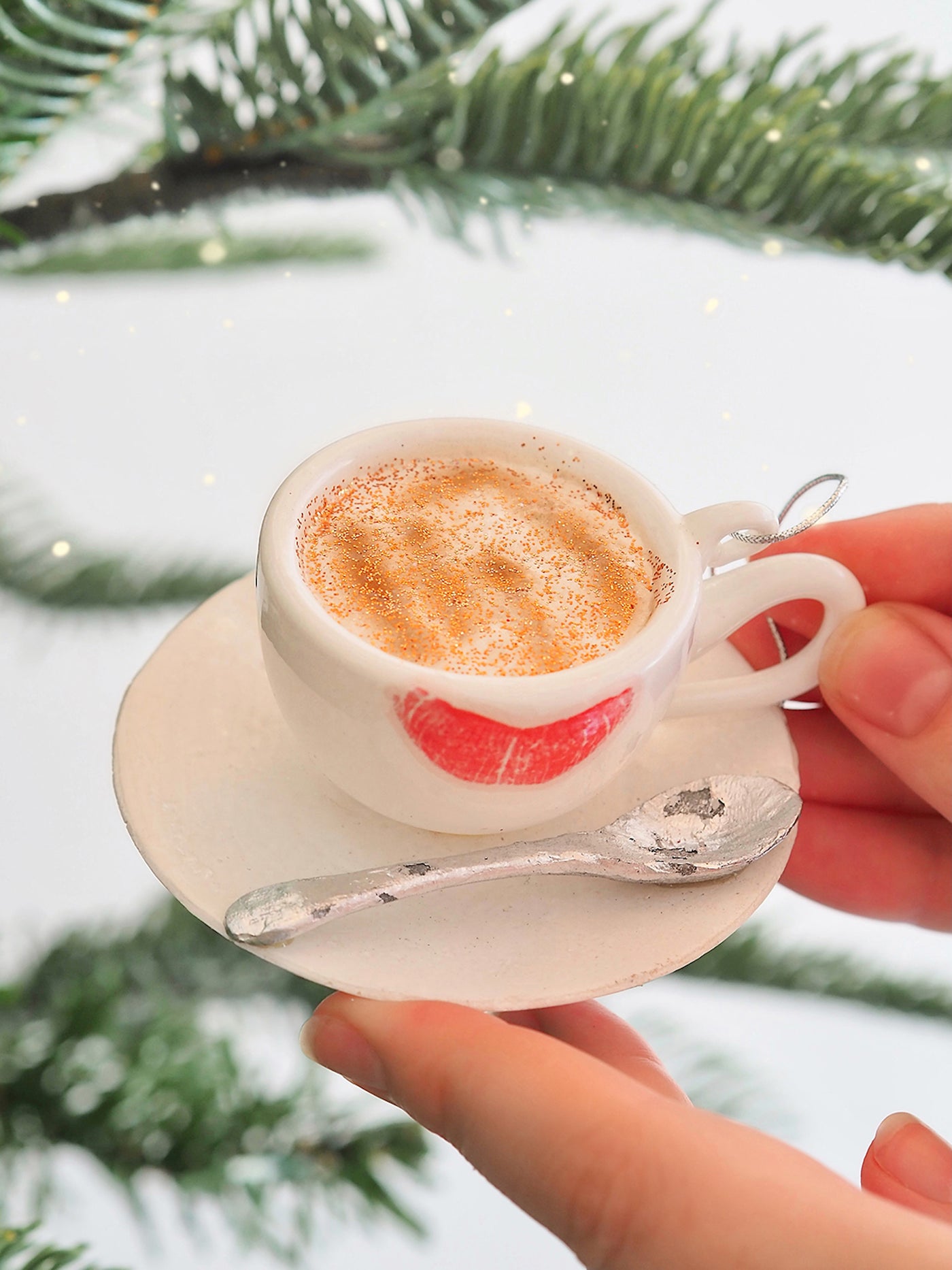 Cafe Coffee Cup Ornament