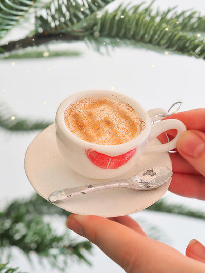Cafe Coffee Cup Ornament