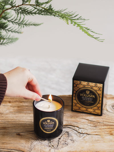 Burning Woods Classic Boxed Candle