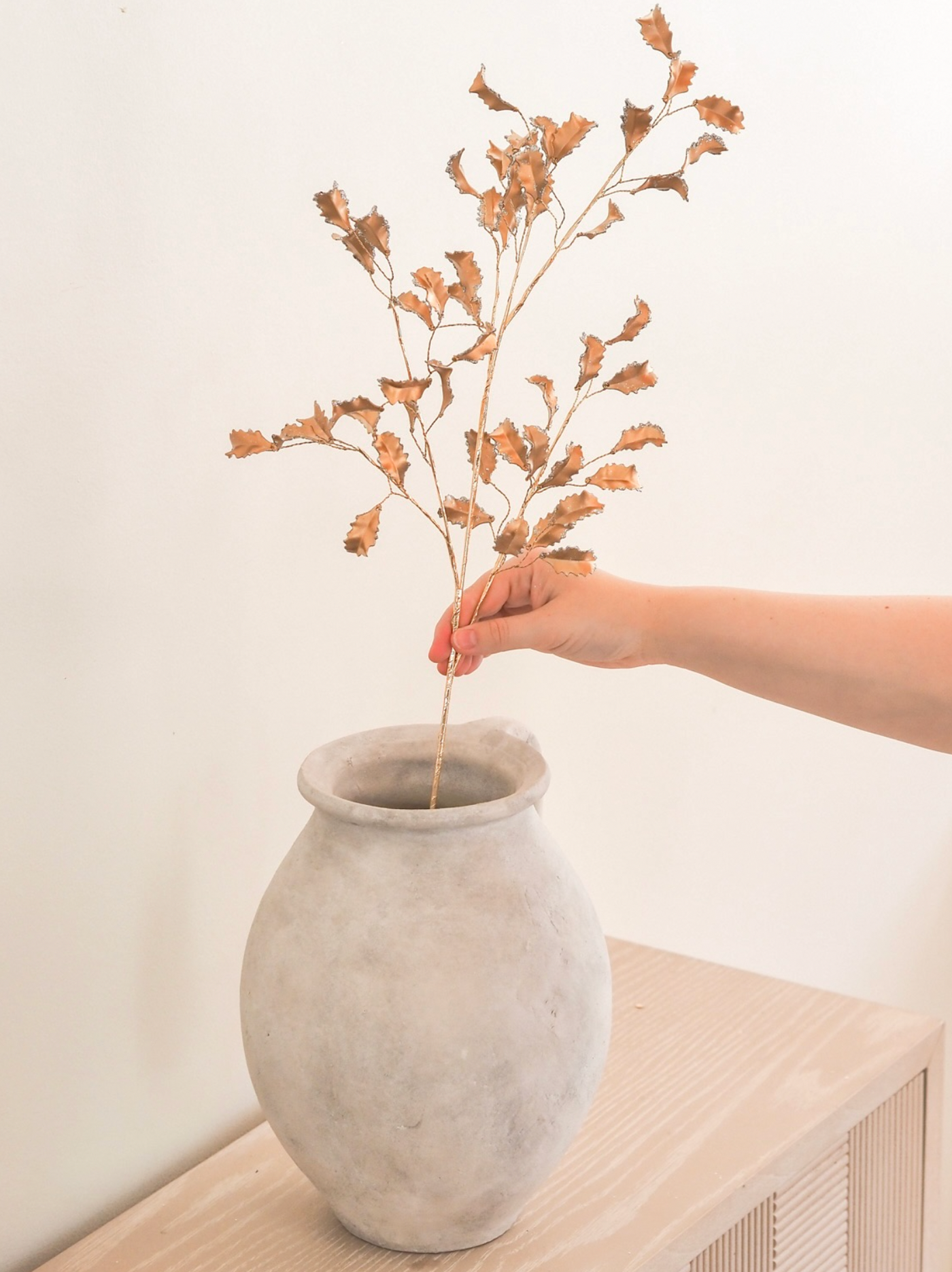 Gold Leaves Stem - The Cross Decor & Design