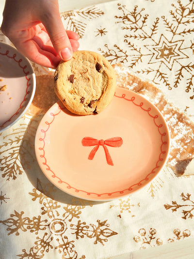 Bowtique Appetizer Plate PEACH