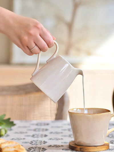 Kiran White Creamer - The Cross Decor & Design