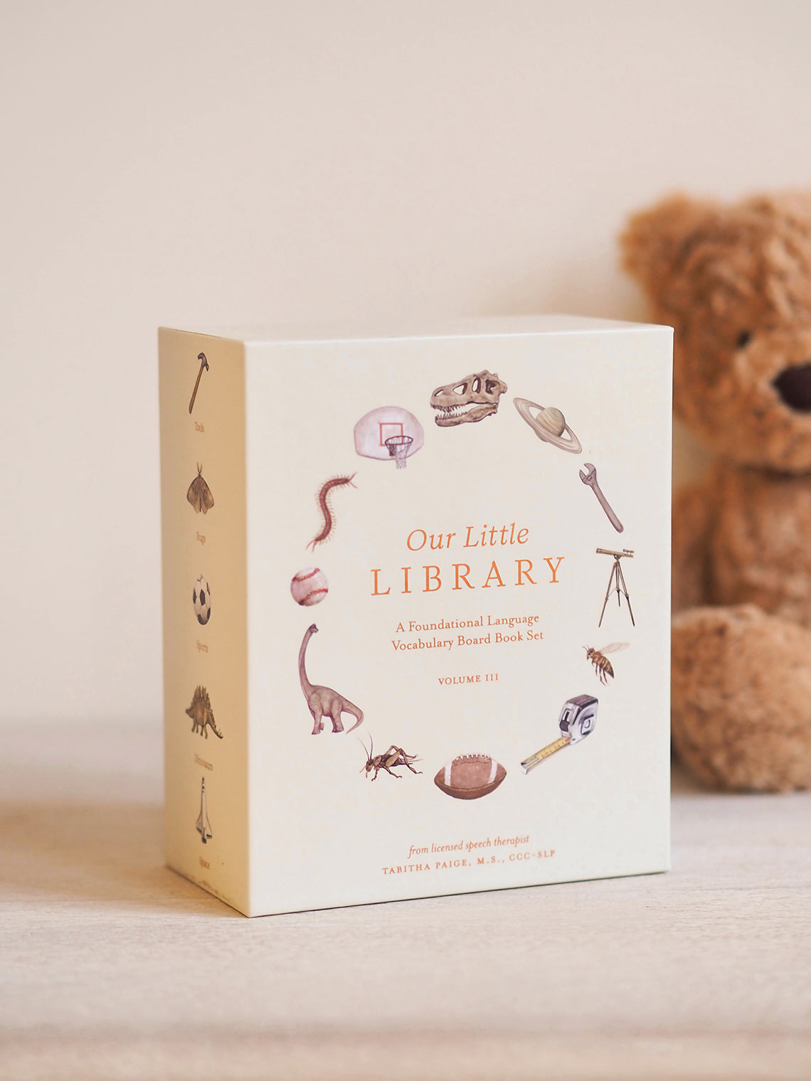 Our Little Library Vol. 3: Dinosaurs, Space, Tools, Bugs, and Sports Board Book Set