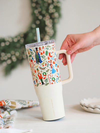 Cream Nutcracker Tumbler 40 oz