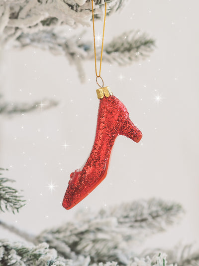 Ruby Red Slipper Ornament - The Cross Decor & Design