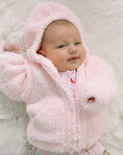 Pink Chenille Hoodie