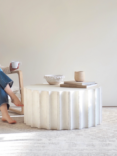 Column Coffee Table 36" - The Cross Decor & Design