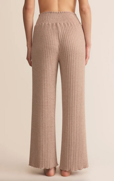 Dusty Rose Ribbed Pant