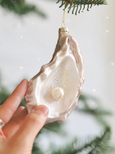 Iridescent Oyster Ornament