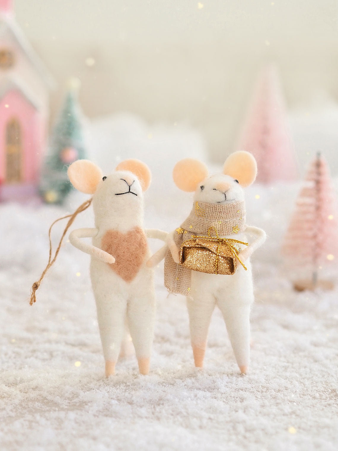 Heartful Mouse Ornament