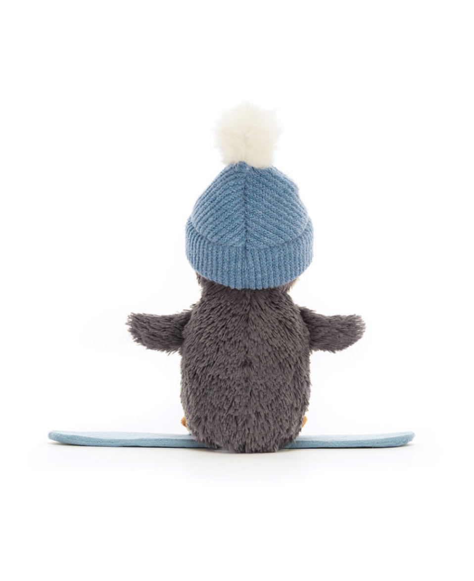 Jellycat Peanut Penguin Snowboarding