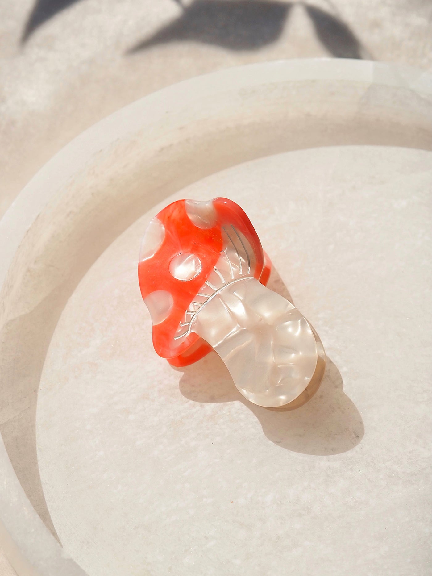 Woodland Mushroom Claw Clips