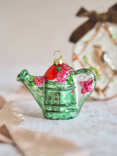 Floral Watering Can Ornament - The Cross Decor & Design