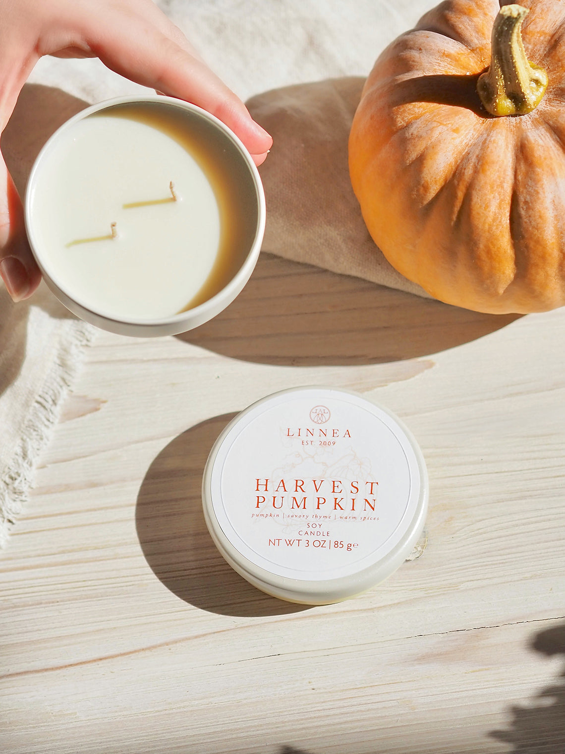 Harvest Pumpkin Petite Candle