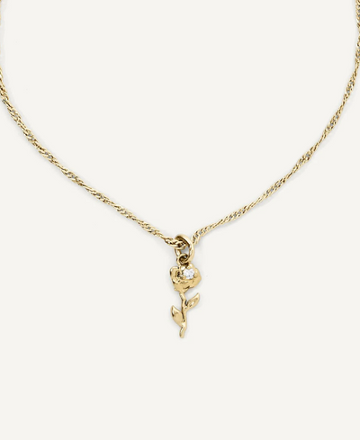 Rose Pendant Necklace | June - The Cross Decor & Design