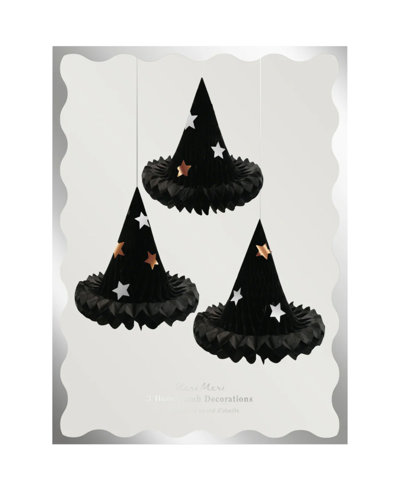 Honeycomb Witch Hat Decorations - The Cross Decor & Design