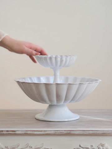Astier de Villatte | Peggy Two Level Bowl | The Cross Living