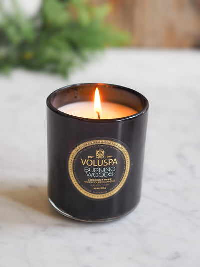 Burning Woods Classic Boxed Candle