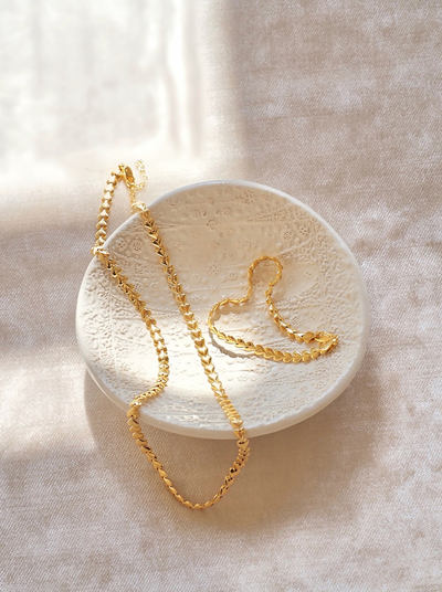 Herringheart Chain Necklace - The Cross Decor & Design