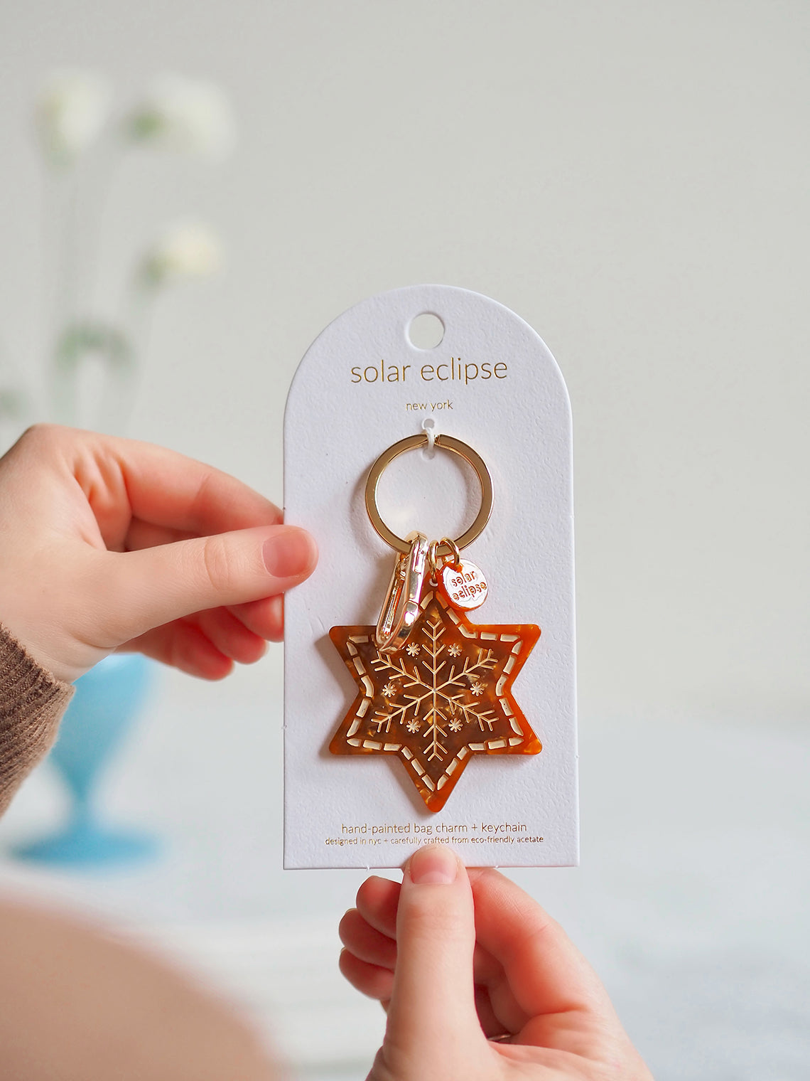 Gingerbread Star Bag Charm