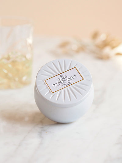 Bourbon Vanille Mini Tin Candle - The Cross Decor & Design